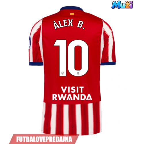 Lacne Muži Futbalové dres Atletico Madrid Alex Baena #10 2026-27 Krátky Rukáv - Domáci